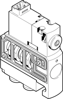 Распределитель с электроуправлением Festo CPVSC1-M1H-K-T-Q3C