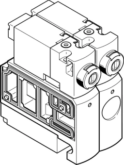Распределитель с электроуправлением Festo CPVSC1-M1H-J-H-M5