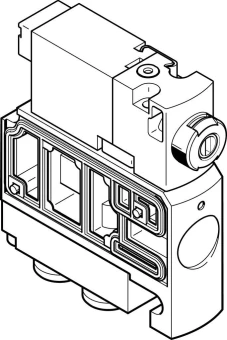 Распределитель с электроуправлением Festo CPVSC1-M1H-D-H-Q4C