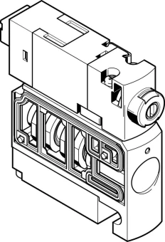 Распределитель с электроуправлением Festo CPVSC1-M1LH-K-H-M5C