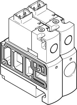 Распределитель с электроуправлением Festo CPVSC1-M5H-J-T-M5