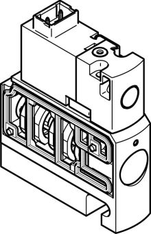 Распределитель с электроуправлением Festo CPVSC1-M5H-D-T-Q3C