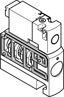 Распределитель с электроуправлением Festo CPVSC1-M1HT-D-T-M5C