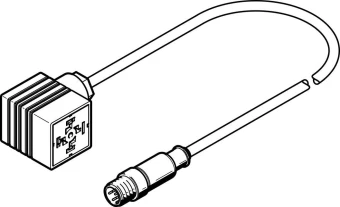 Соединительный кабель Festo NEBC-A1W3-K-0.3-N-M12G5