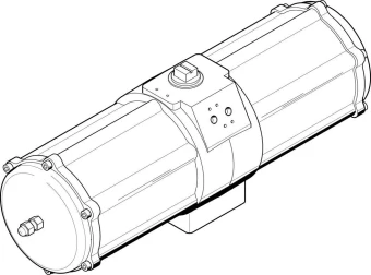 Неполноповоротный привод Festo DAPS-1920-090-RS4-F16