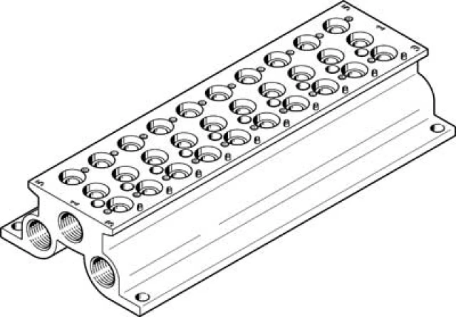 Плита для блочного монтажа Festo CPE18-PRS-3/8-10-NPT