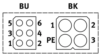 Кабель электродвигателя Festo NEBM-T1G8-E-15-Q7N-LE8