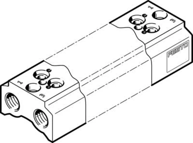 Плита для блочного монтажа Festo CPE10-3/2-PRS-1/4-5