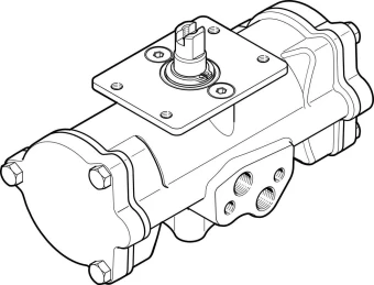 Неполноповоротный привод Festo DAPS-0030-090-R-F03-CR