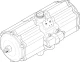 Неполноповоротный привод Festo DAPS-3840-090-R-F16-T6