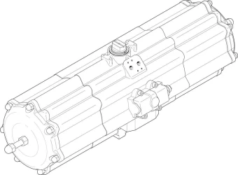 Неполноповоротный привод Festo DAPS-2880-090-RS3-F16-T6