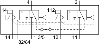 Распределитель с электроуправлением Festo CPV10-M1H-2X3-GLS-Y-M7-B-EX