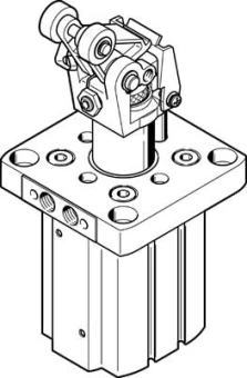 Стопорный пневмоцилиндр Festo DFST-50-30-DL-Y4-A