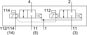 Распределитель с электроуправлением Festo VSVA-B-T22CV-AZD-A1-1T1L