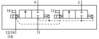 Распределитель с электроуправлением Festo VSVA-B-T22C-AZD-A2-2AT1L