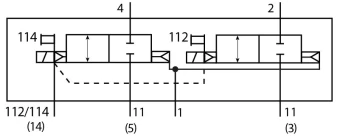 Распределитель с электроуправлением Festo VSVA-B-T22CV-AZD-D1-2AT1L