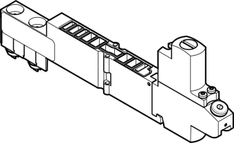 Блоки регуляторов Festo VMPA1-B8-R1-M5-06