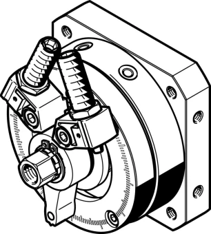 Неполноповоротный привод Festo DSM-25-270-P1-FW-A-B
