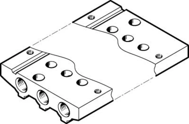Коллектор Festo VABM-L1-10AS-M5-16