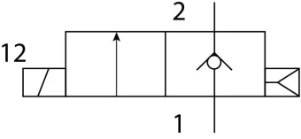 Распределитель с электроуправлением Festo MHJ9-QS-1/4-HF/LP-U
