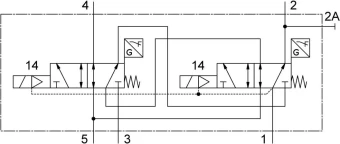 Блок управления Festo VOFA-L26-T52-M-G14-1C1-APP