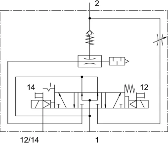 Вакуумный блок Festo VABF-S4-1-V2B1-C-VH-20