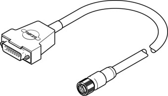 Кабель кодирующего устройства Festo NEBM-M12G12-RS-15-N-S1G15
