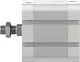 Компактный пневмоцилиндр Festo ADN-63-25-A-PPS-A