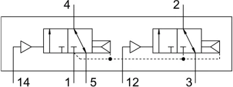 Пневмораспределитель Festo VUWG-L10-T32C-A-M5