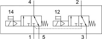 Распределитель с электроуправлением Festo VUVG-L18-T32C-MT-G14-1P3