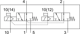 Распределитель с электроуправлением Festo VUVG-L18-T32U-MZT-G14-1P3