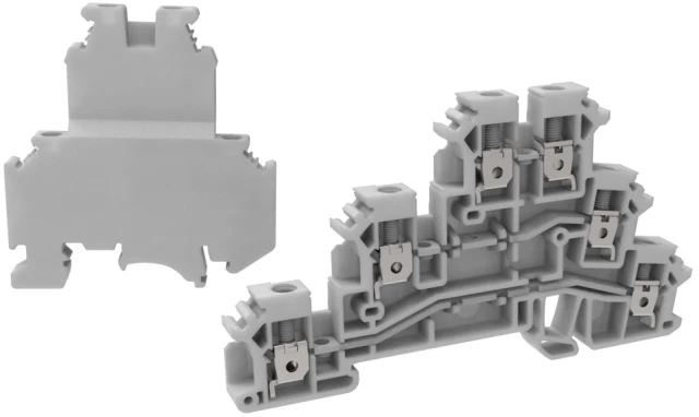 Клемма винтовая многоуровневая MEYERTEC MTU-D2.5 (комплект 20 шт)