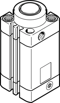 Стопорный пневмоцилиндр Festo DFSP-32-25-DS-PA