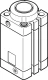 Стопорный пневмоцилиндр Festo DFSP-40-30-DS-PA