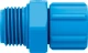 Штуцер ниппельный с накидной гайкой Festo CK-1/8-PK-4-KU