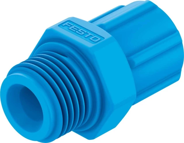 Штуцер ниппельный с накидной гайкой Festo CK-1/8-PK-6-KU