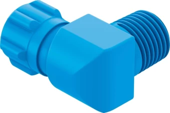 Штуцер ниппельный угловой с накидной гайкой Festo GCK-1/8-PK-4-KU
