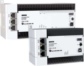 Контроллер c исполнительной средой MasterSCADA 4D ОВЕН ПЛК110-220.30.К-МS4-10