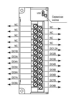 Модуль дискретного вывода ОВЕН МУ210-401