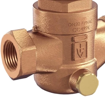 Клапан редукционный латунный резьбовой Goetze 681-mGFO-Ду32-f/f-32/32-EPDM-LP (DN32)