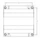 Линейный подшипник в сборе с корпусом SKF LQCD 20 D-2LS