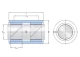 Линейный подшипник скольжения SKF LPAR80