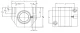 Линейный подшипник в сборе с корпусом SKF LUND 20 D-2LS