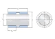 Линейный подшипник скольжения SKF LPBR14