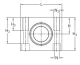 Линейный подшипник в сборе с корпусом SKF LTCD 30 D-2LS