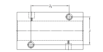 Линейный подшипник в сборе с корпусом SKF LTCD 30 D-2LS