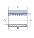 Линейный подшипник в сборе с корпусом SKF LUNE 16 D-2LS