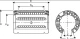 Линейный шариковый подшипник SКF LBCT 30 A-2LS