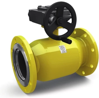 Кран шаровой полнопроходной фланцевый для газа LD КШЦФР GAS Ру25 Ду100 (PN25 DN100)