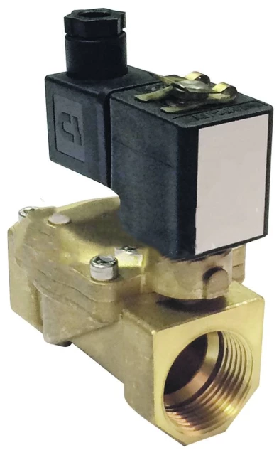 Клапан соленоидный прямого действия нормально закрытый PLESK P4600-08-045-1HA без катушки Ру24 Ду8 (PN24 DN8 )